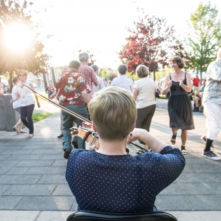 Veillée de danse à Joliette, au Parc Antonio-Barrette